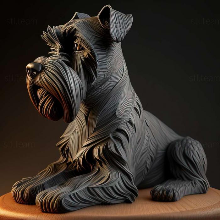 Zwergschnauzer dog